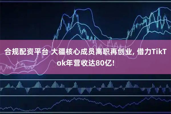合规配资平台 大疆核心成员离职再创业, 借力TikTok年营收达80亿!